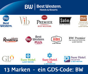 Mit einer Vielzahl unterschiedlicher Hotelmarken erfüllt Best Western Hotels & Resorts die individuellen Bedürfnisse von Geschäftsreisenden in aller Welt. Ein breitgefächertes und flächendeckendes Portfolio erleichtert dem Reisenden die Wahl des passenden Hotels.